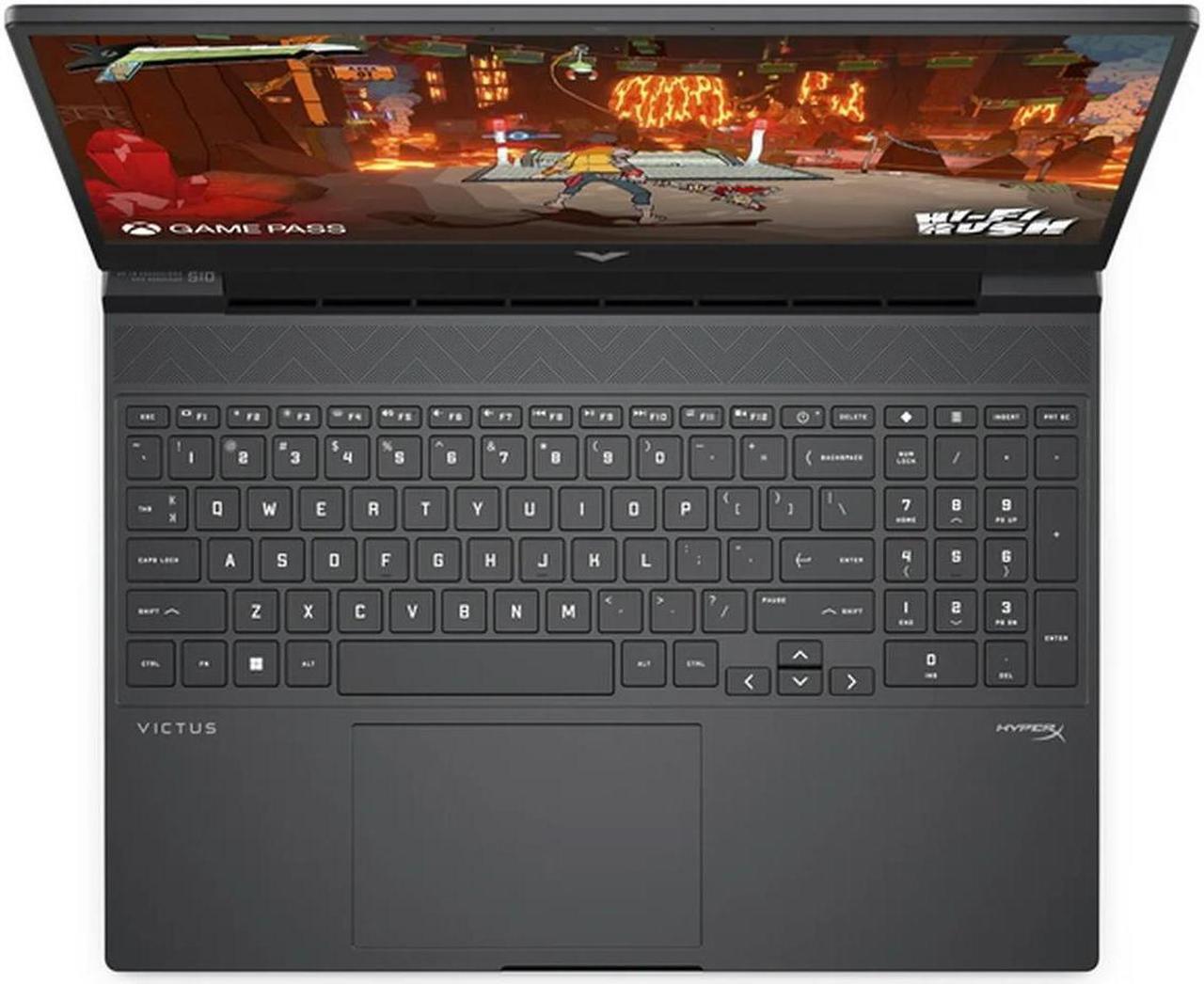 Alt view image 6 of 7 - HP Victus 15.6" FHD 144Hz Gaming NVIDIA GeForce RTX 4050 AMD Ryzen 5-8645HS 32GB DDR5 RAM 1TB SSD USB-C HDMI Wi-Fi 6 Bluetooth 5.3 Backlit keyboard Windows 11 Home Mica Silver | Mouse PAD