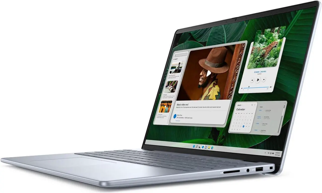 Alt view image 4 of 7 - Dell Inspiron 16" FHD+ Touchscreen Business Intel core 7 150U (Beats i7-1355U) 16GB DDR5 RAM 512GB SSD Intel Graphics Wi-Fi 6E Bluetooth 5.3 HDMI USB-C 3.2 Backlit Fingerprint Windows 11 Pro Ice Blue