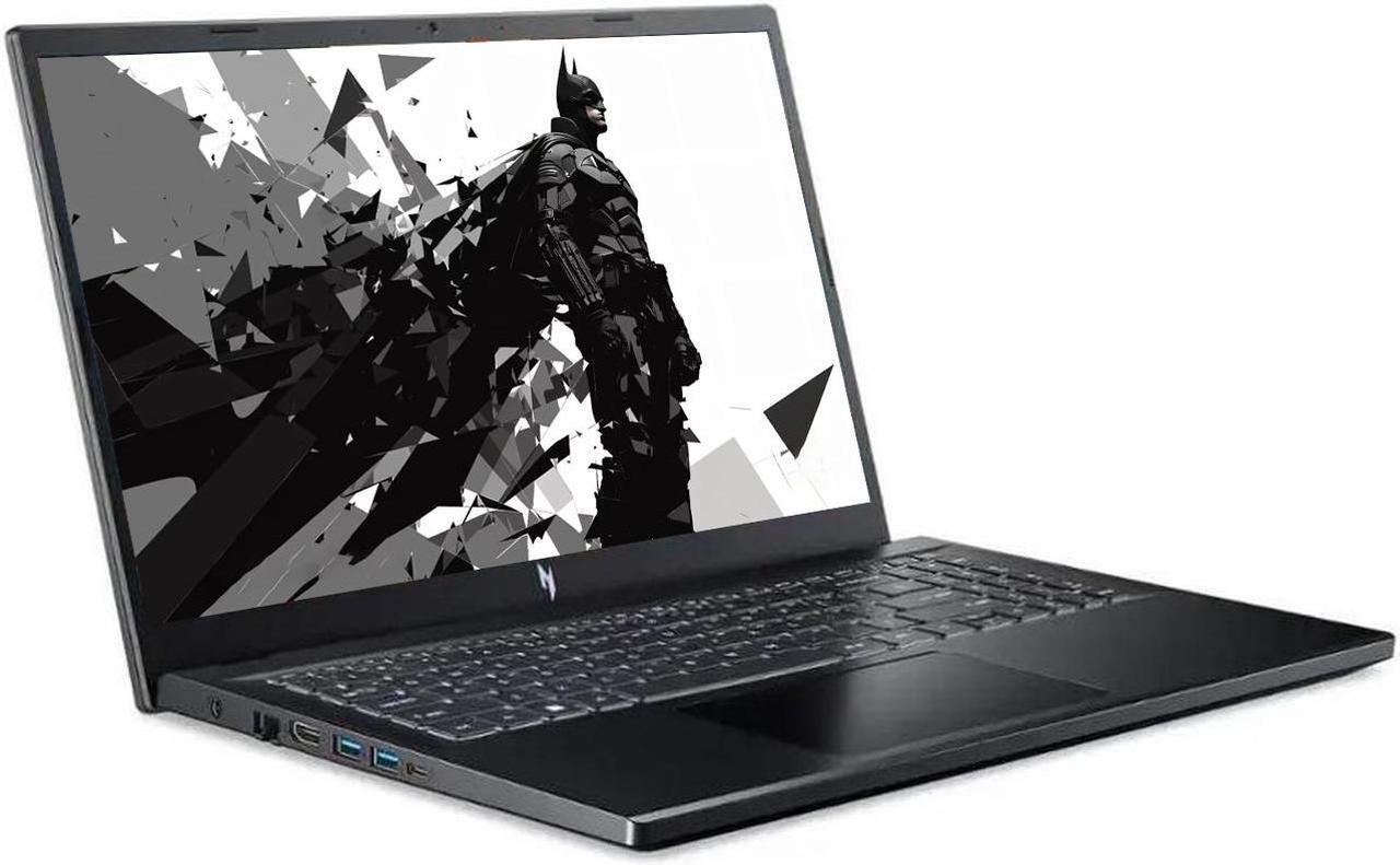 Alt view image 2 of 7 - Acer - Nitro V 15.6" 144Hz FHD Gaming NVIDIA GeForce RTX 4060 Intel Core i7-13620H (Beats Ryzen 7-7840HS) 64GB DDR5 RAM 2TB SSD Backlit KB HDMI 2.1 USB-C 3.2 Wi-Fi Bluetooth Windows 11 Pro Black