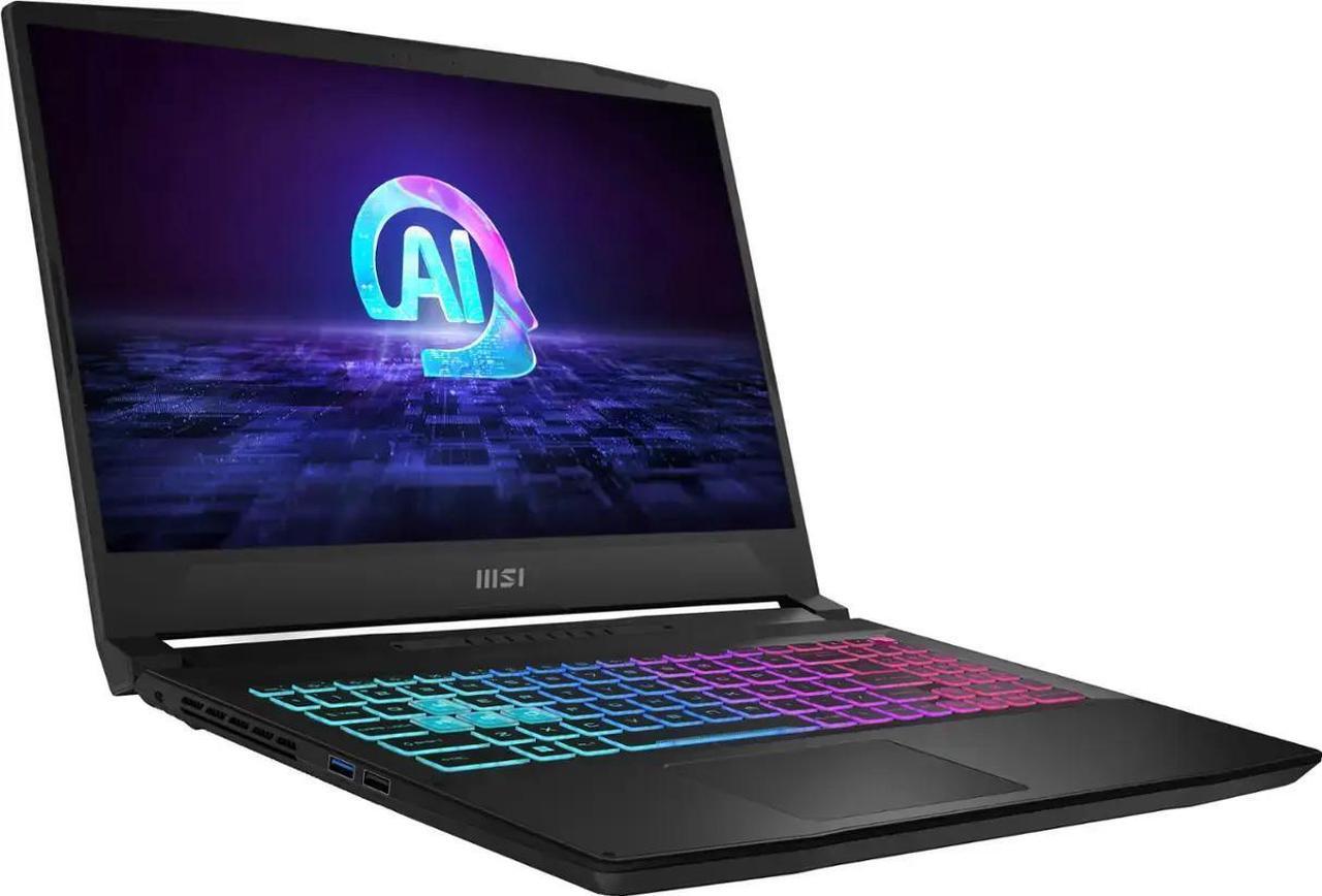 Alt view image 3 of 7 - MSI Katana 15 15.6" 144Hz FHD Gaming NVIDIA GeForce RTX 4070 AMD Ryzen 9-8945HS (Beats i9-14900) 32GB DDR5 RAM 512GB SSD DP1.4 HDMI USB-C Wi-Fi 4-Zone RGB Backlit Windows 11 Pro Black | Laptop Stand