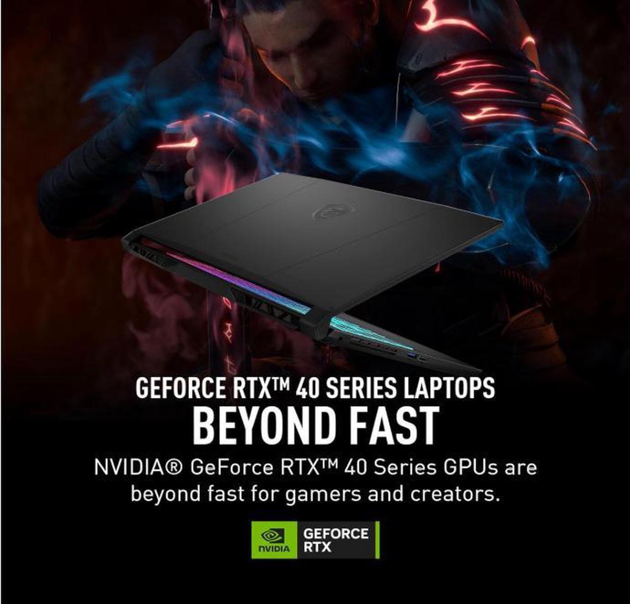 Alt view image 3 of 7 - MSI Katana A15 15.6" 144Hz FHD Gaming NVIDIA GeForce RTX 4060 AMD Ryzen 7-8845HS (Beats i9-13900H) 64GB DDR5 RAM 1TB SSD 4-Zone RGB Backlit KB WiFi 6E Bluetooth 5.3 Windows 11 Home | Large-MousePad