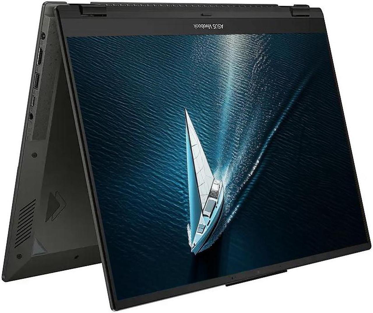 Alt view image 7 of 7 - ASUS Vivobook S 16 Flip 2-in-1 Laptop 16" WUXGA Touchscreen Intel Core i9-13900H Intel Iris Xe Graphics 24GB RAM 512GB SSD HDMI 2.1 USB-C 3.2 Webcam Bluetooth Wi-Fi 6E Windows 11 Pro Black