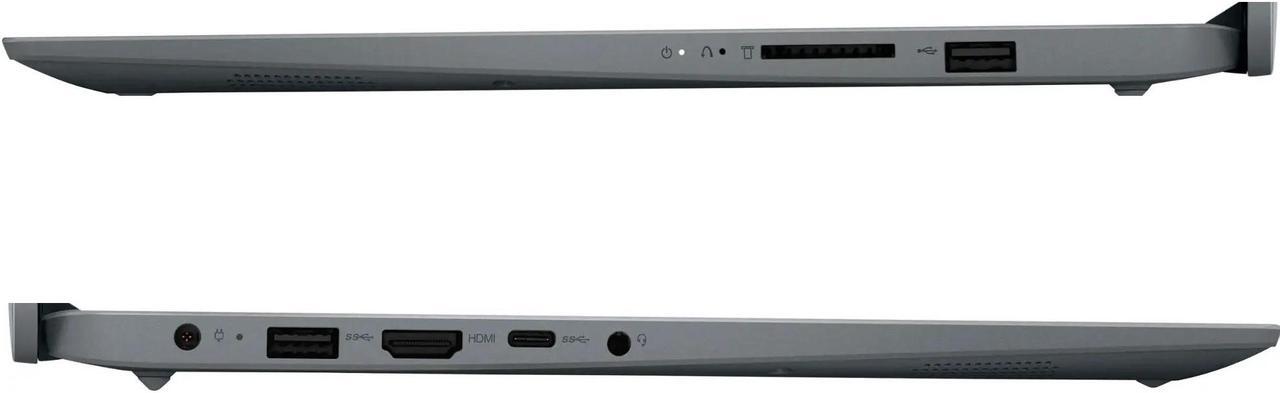 Alt view image 6 of 7 - Lenovo Ideapad 1 15.6" FHD IPS Touch AMD Ryzen 7 5700U (Beat i7-1255U) 24GB RAM 2TB SSD Radeon Graphics Fingerprint HDMI Wi-Fi Bluetooth USB-C Long Battery life Windows 11 Home Gray | Value Gift Set