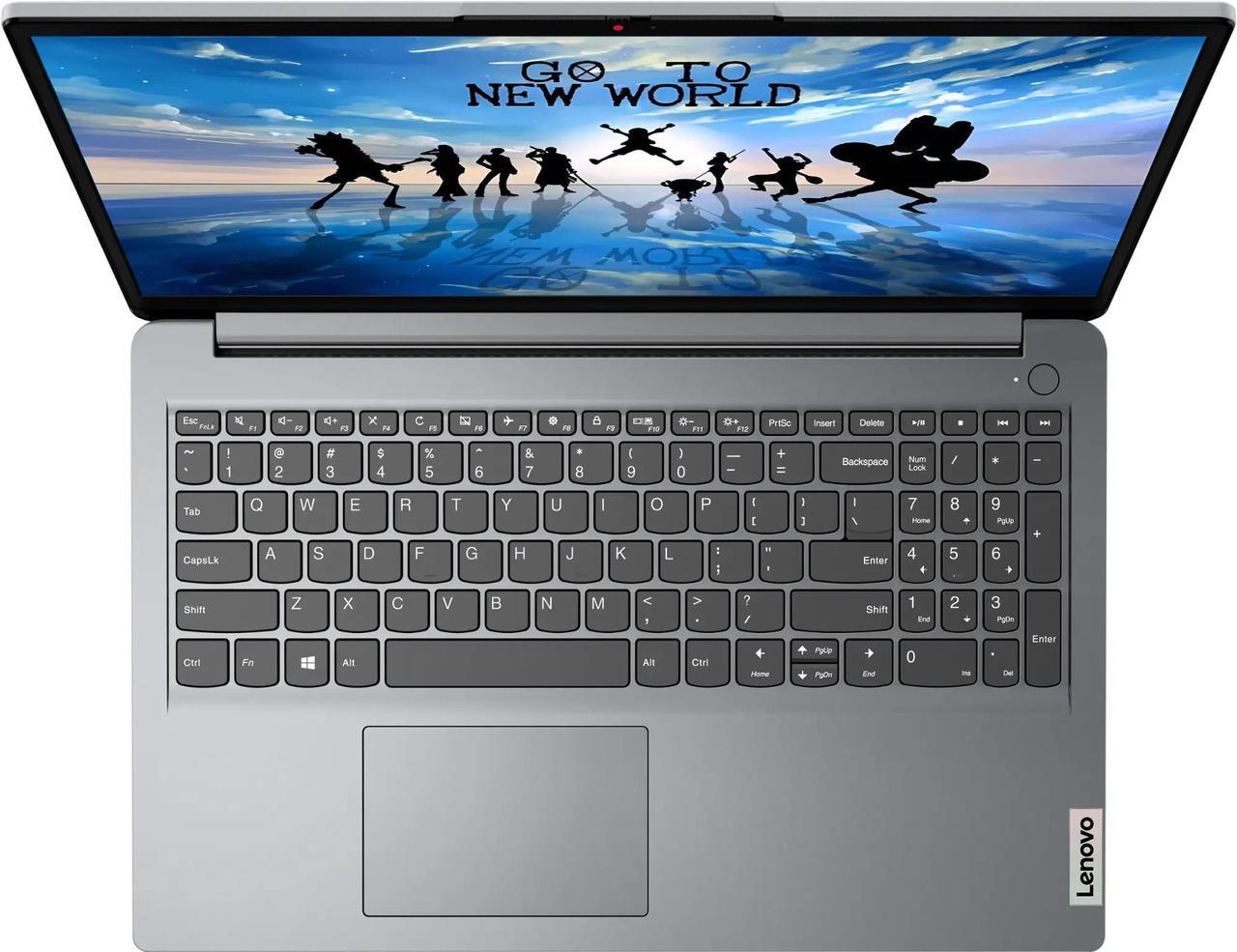 Alt view image 7 of 7 - Lenovo Ideapad 1 15.6" FHD IPS Touch AMD Ryzen 7 5700U (Beat i7-1255U) 24GB RAM 2TB SSD Radeon Graphics Fingerprint HDMI Wi-Fi Bluetooth USB-C Long Battery life Windows 11 Home Gray | Value Gift Set