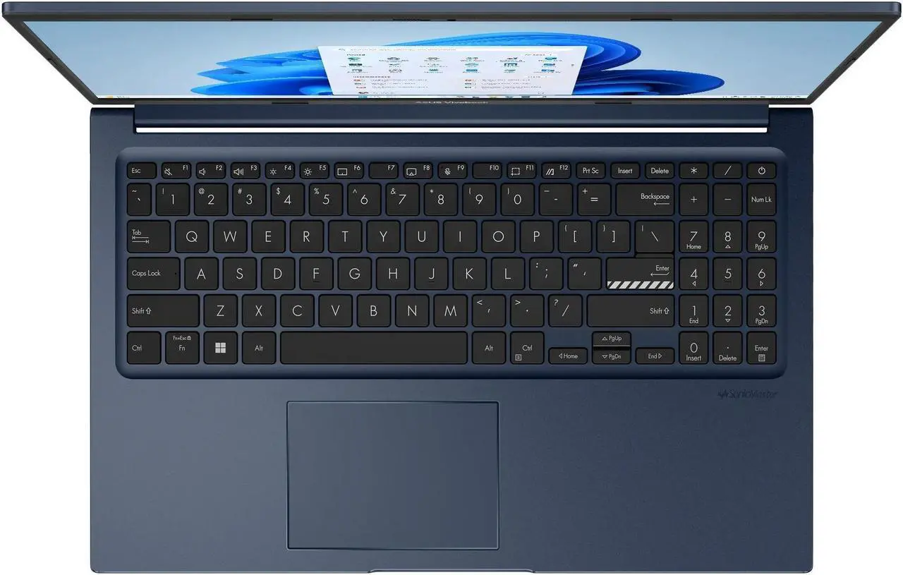 Alt view image 6 of 7 - ASUS Vivobook 15.6" Full HD Laptop Intel core i5-1235U (Beats i7-1165G7) 40GB RAM 2TB SSD Wi-Fi Bluetooth HDMI 1.4 USB-C 3.2 Webcam HD Long Battery life Windows 11 Pro Blue | Valued Gift Set