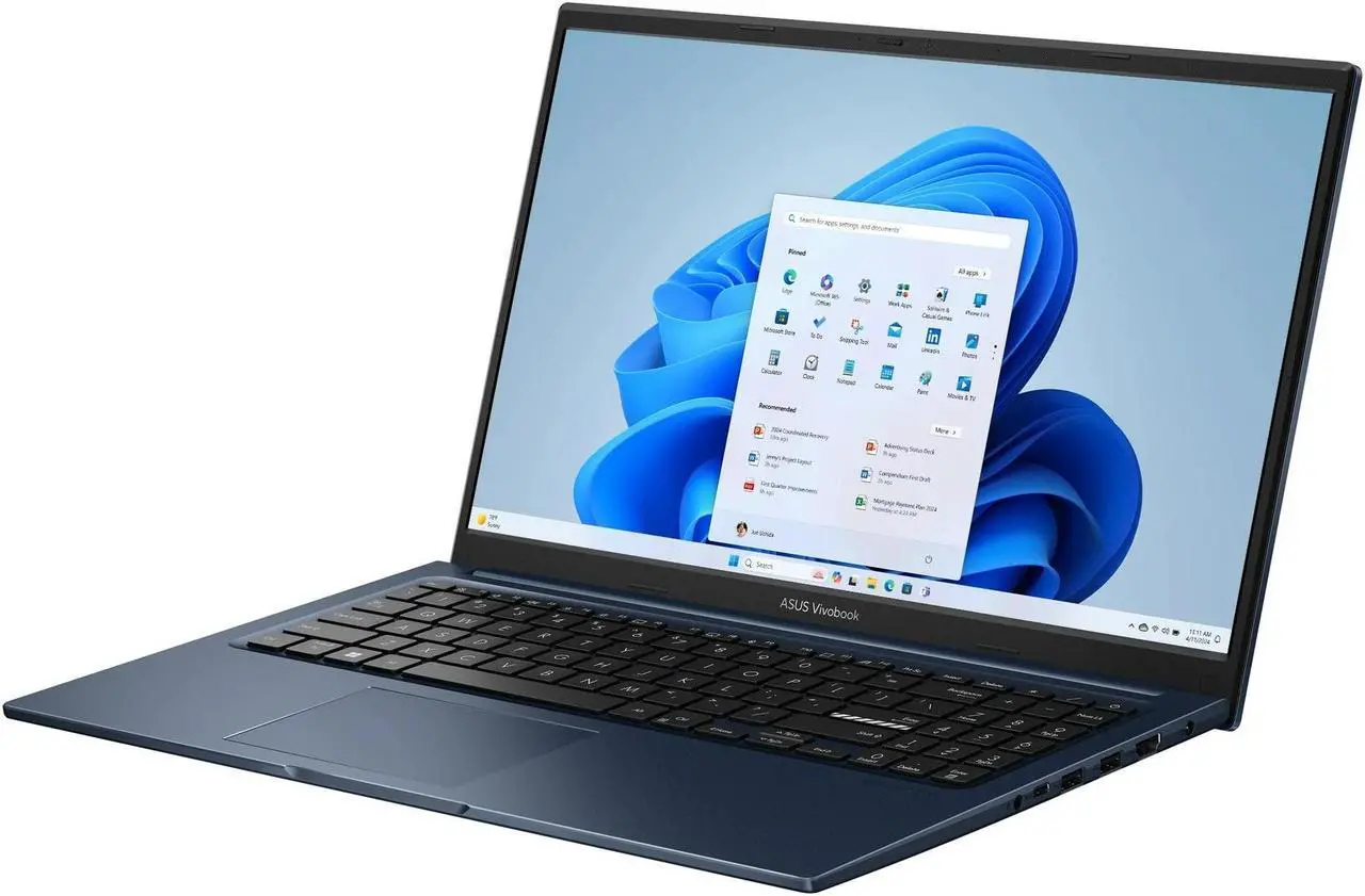 Alt view image 4 of 7 - ASUS Vivobook 15.6" Full HD Laptop Intel core i5-1235U (Beats i7-1165G7) 40GB RAM 2TB SSD Wi-Fi Bluetooth HDMI 1.4 USB-C 3.2 Webcam HD Long Battery life Windows 11 Pro Blue | Valued Gift Set
