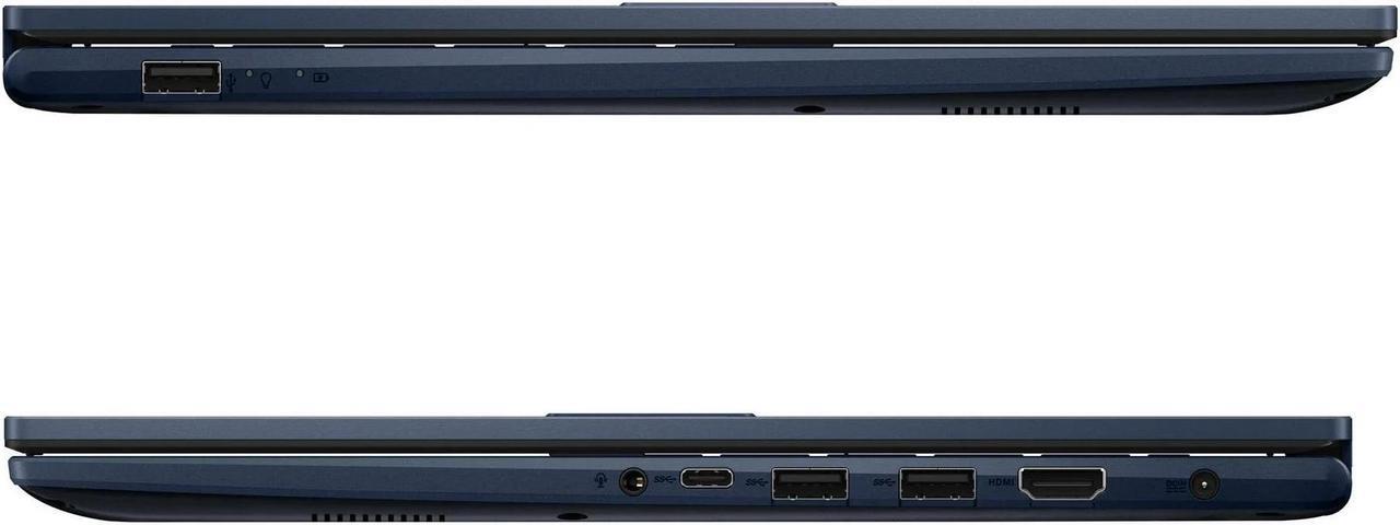 Alt view image 5 of 7 - ASUS Vivobook 15.6" Full HD Laptop Intel core i5-1235U (Beats i7-1165G7) 16GB RAM 512GB SSD Wi-Fi Bluetooth HDMI 1.4 USB-C 3.2 Webcam HD Long Battery life Windows 11 Pro Blue | Valued Gift Set