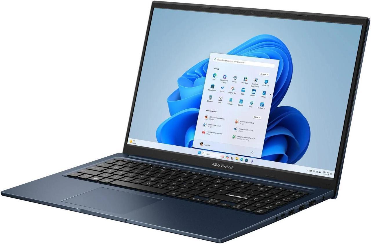 Alt view image 4 of 7 - ASUS Vivobook 15.6" Full HD Laptop Intel core i5-1235U (Beats i7-1165G7) 16GB RAM 512GB SSD Wi-Fi Bluetooth HDMI 1.4 USB-C 3.2 Webcam HD Long Battery life Windows 11 Pro Blue | Valued Gift Set