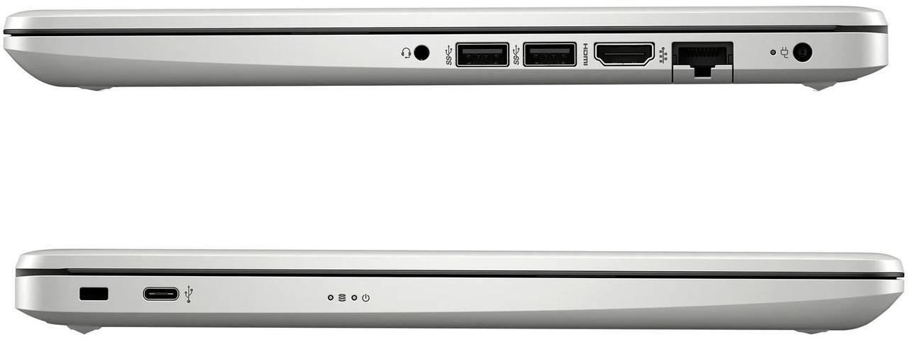 Alt view image 5 of 7 - HP 14" HD Everyday Laptop Intel Celeron N4120 16GB RAM 64GB eMMC (1 Year Microsoft 365 Included) Intel UHD Webcam Long Battery (11-hour) Wi-Fi 5 Bluetooth USB-C HDMI Windows 11 Home Silver | Gift Set