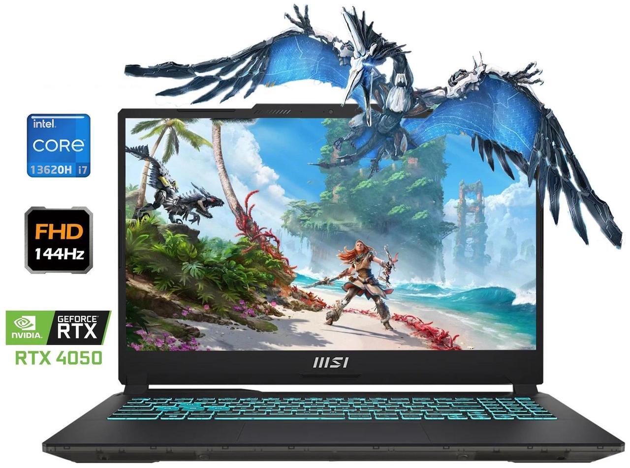 Main image of MSI Cyborg 15.6"144Hz FHD Gaming Laptop NVIDIA GeForce RTX 4050 Intel core i7-13620H (Beats Ryzen 7 7840HS) 32GB DDR5 RAM 2TB SSD Backlit KB Wi-Fi 6E Bluetooth 5.3 HDMI USB-C 3.2 Windows 11 Home