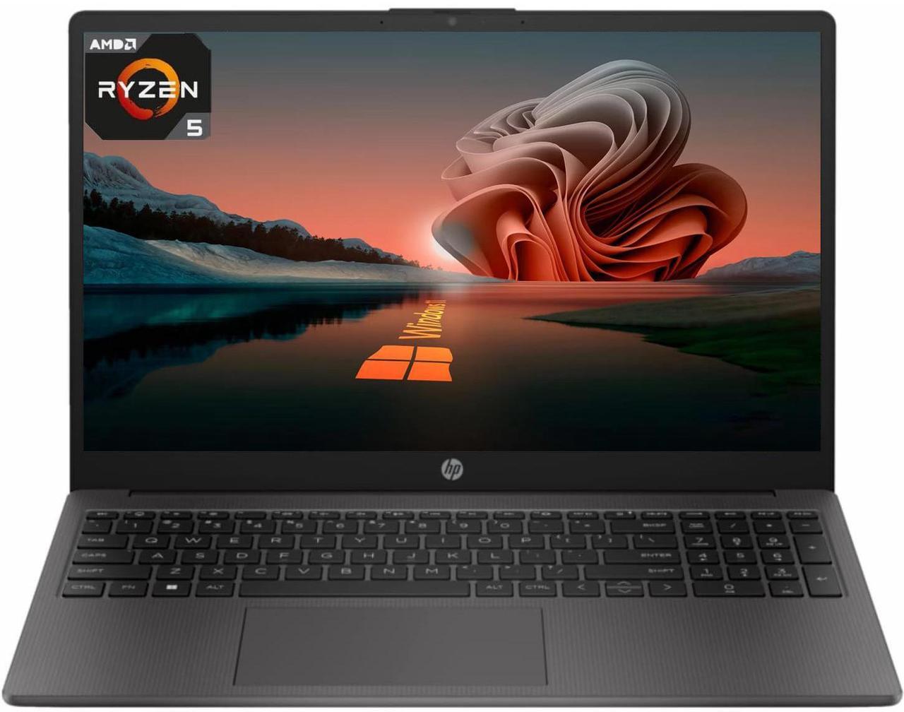 Main image of HP 255 G10 Business Laptop 15.6" Full HD AMD Ryzen 5 7530U (Beats i5-1335U) 8GB DDR4 Memory 512GB PCIe SSD AMD Radeon Graphics Wi-Fi 6 Bluetooth 5.3 Webcam, HDMI USB-C 3.2 Windows 11 Pro Grey