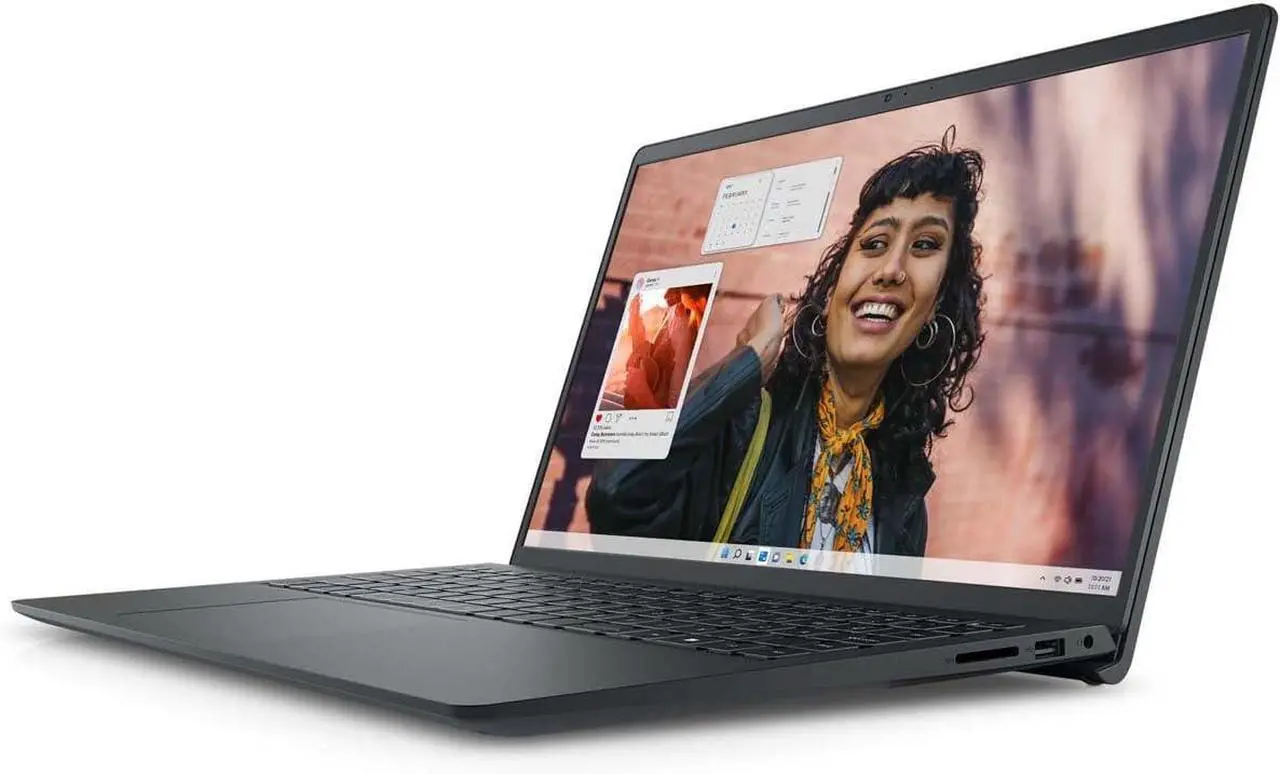 Alt view image 3 of 7 - Dell Inspiron 15.6" FHD Touchscreen Business Intel Core i5-1335U (Beat i7-1255U) Iris Xe Graphics 32GB RAM 1TB SSD HDMI 1.4 Wi-Fi 6 Bluetooth Webcam USB-C 3.2 Windows 11 Pro Black | Value Gift Set