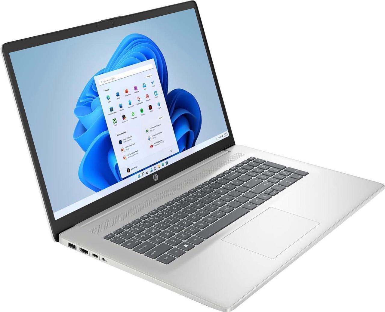 Alt view image 4 of 6 - HP 17.3" IPS FHD Business Laptop Intel Core 5 120U (Beats i5-1335U) Intel Graphics 16GB RAM 512GB SSD Backlit KB Wi-Fi 6 Bluetooth 5.3 720p Webcam HDMI USB-C Windows 11 Pro Silver | Value Gift Set