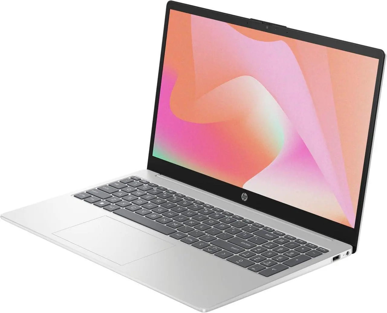 Alt view image 2 of 7 - HP 15.6" IPS Full HD Business and School Laptop Intel core i7-1355U 8GB RAM 256GB SSD Intel Graphics Backlit Keyboard Wi-Fi 6 Bluetooth 5.3 HDMI USB-C 1080p Webcam Windows 11 Pro Diamond White