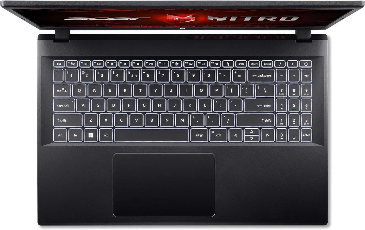 Alt view image 4 of 7 - Acer Nitro V 15.6" IPS 144Hz FHD Gaming Laptop NVIDIA GeForce RTX 4060 GDDR6 Intel Core i9-13900H 16GB DDR5 RAM 512GB SSD Backlit KB Wi-Fi 6 HDMI 2.1 RJ-45 USB-C Windows 11 Pro Black