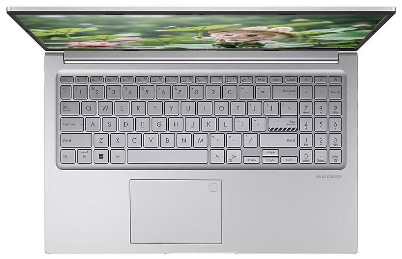Alt view image 4 of 7 - Asus Vivobook Business Laptop 15.6" FHD Touchscreen Intel Core 5 120U (Beat i7-1355U) Intel Graphics 24GB RAM 1TB SSD Backlit KB Wi-Fi 6 Bluetooth 5.2 Fingerprint Webcam HDMI Windows 11 Home Silver