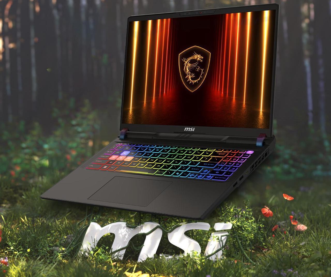 Alt view image 3 of 7 - MSI Vector 16 HX AI 16" 144Hz FHD+ Gaming NVIDIA GeForce RTX 5070 Ti 12GB GDDR7 Intel Core Ultra 7 255HX 32GB DDR5 RAM 1TB SSD RGB Backlit Wi-Fi 6E Bluetooth 5.3 Thunderbolt 5 HDMI 2.1 Win 11 Pro Gray