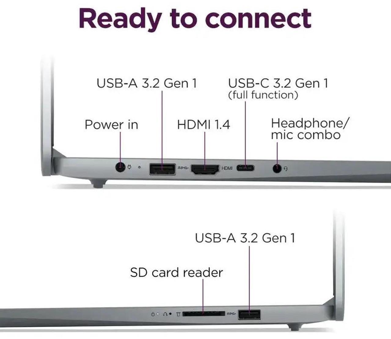 Alt view image 7 of 7 - Lenovo IdeaPad Slim 3 Business Laptop 15.6" IPS Full HD Touchscreen AMD Ryzen 7 5825U AMD Radeon Graphic 16GB RAM 512GB SSD HDMI 1.4 Wi-Fi 6 Bluetooth Webcam Long Battery Life Windows 11 Pro Grey