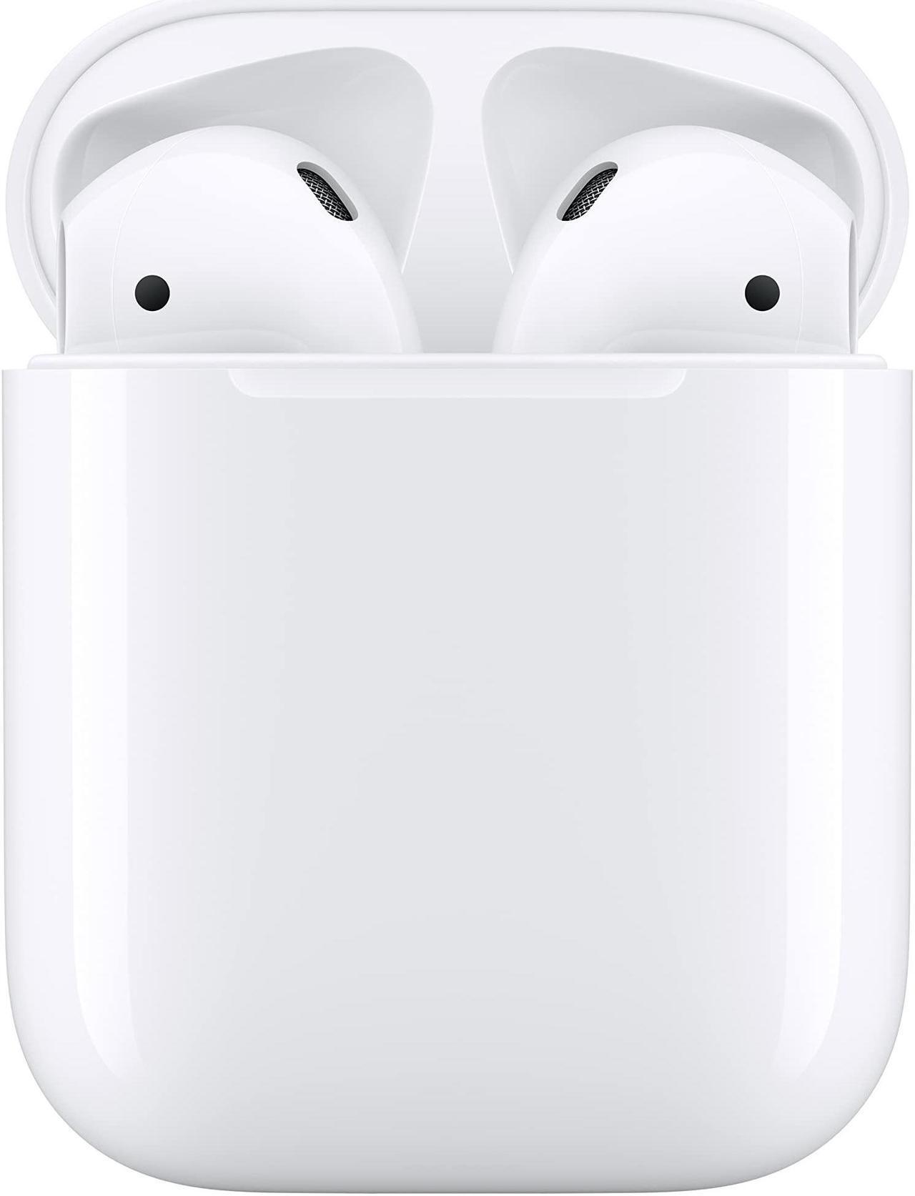 Main image of Apple AirPods 2 (2nd Generation) In-Ear Wireless Earbuds with Wired Charging Case Included, Bluetooth Headphones for iPhone