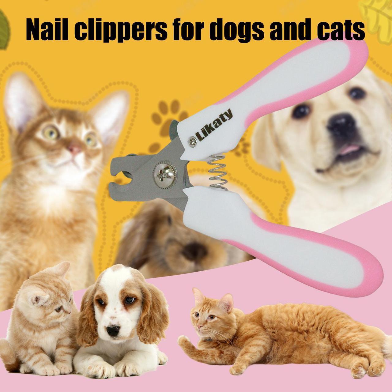 Alt view image 4 of 6 - Dog Nail Clippers, Likaty Professional Pet Nail Clipper & Trimmers with Safety Guard and Nail File to Avoid Over Cutting for Small Large Dogs Cats Paw,Blue Large