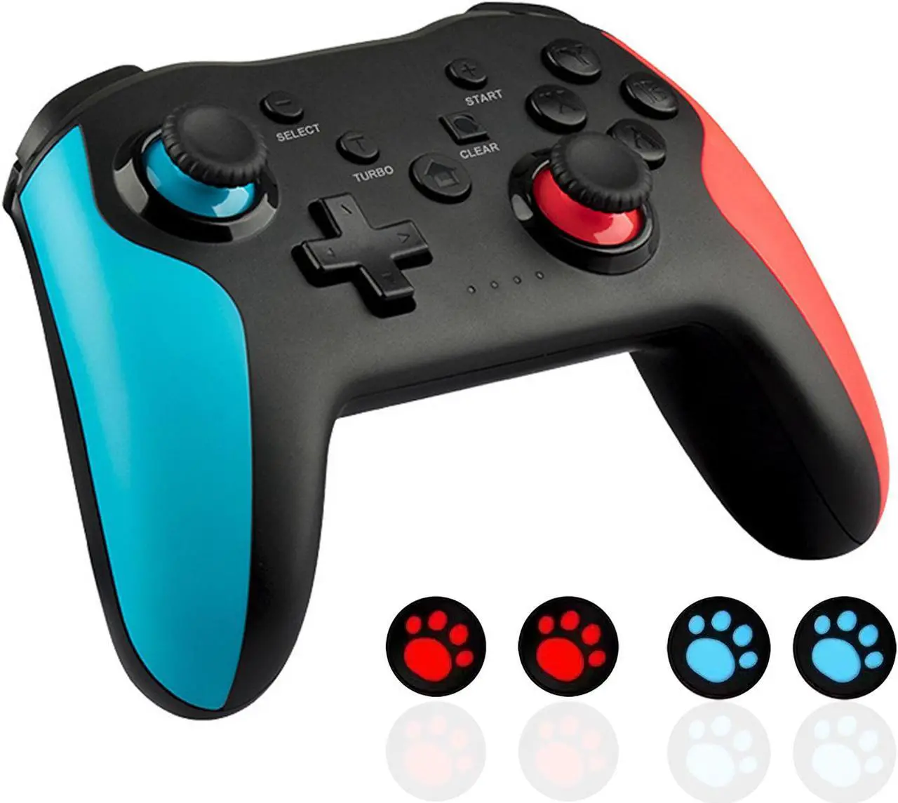 Main image of Wireless Controller for Nintendo Switch, Likaty Joypad Compatible with Switch OLED/Lite/ Gamepad Accessories, Black Switch Pro Controller