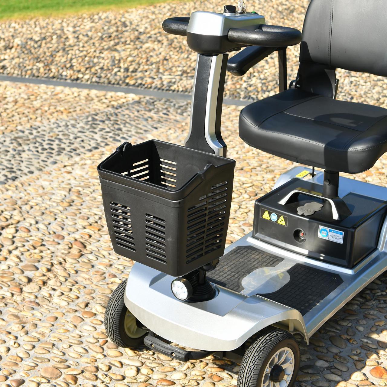 Alt view image 2 of 7 - 4 Wheels Handicapped Scooter Electric Mobility Scooter For Adult Elderly Disabled People Outdoor With Foldable Function