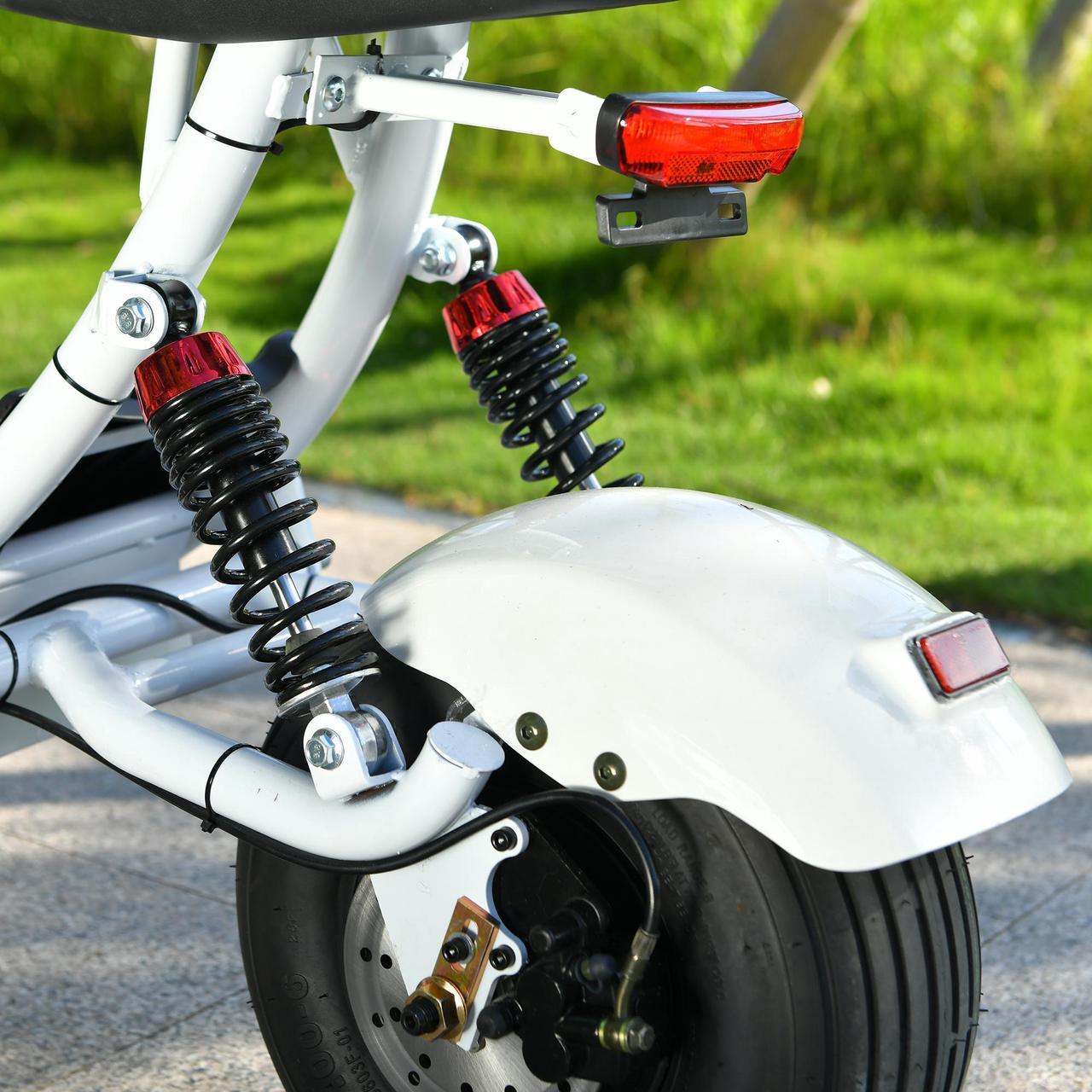 Alt view image 6 of 7 - eHoodax Max Load 120KG Adult Electric Mobility Scooter 1500W Motor 48V20AH Outdoor Travel 15 Inch big Tire Citycoco Electric Scooter