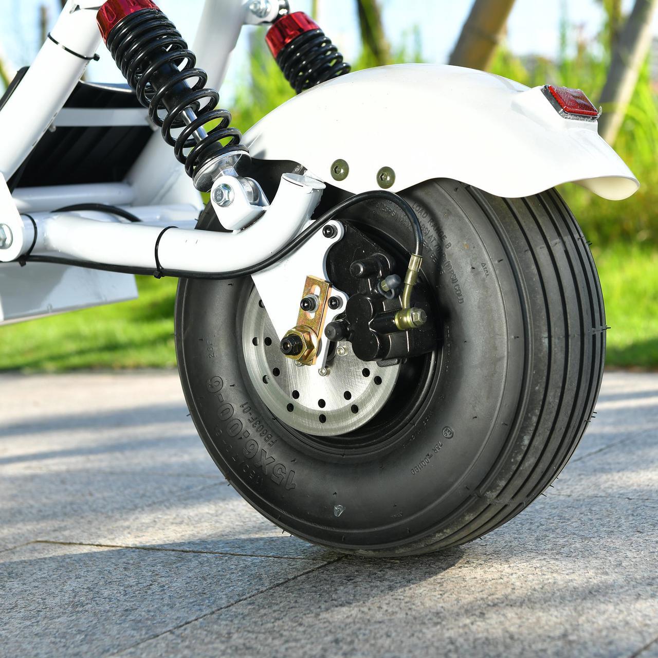 Alt view image 5 of 7 - eHoodax Max Load 120KG Adult Electric Mobility Scooter 1500W Motor 48V20AH Outdoor Travel 15 Inch big Tire Citycoco Electric Scooter