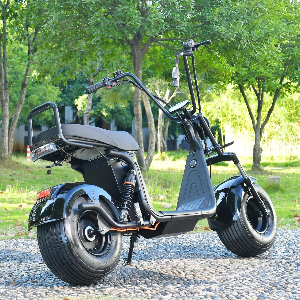 Alt view image 5 of 7 - eHoodax Adult Electric Motorcycle 3000W Motor Max Speed 55 KM/H 18 Inch Fat Tire 60V20AH 2 Wheel E Scooter