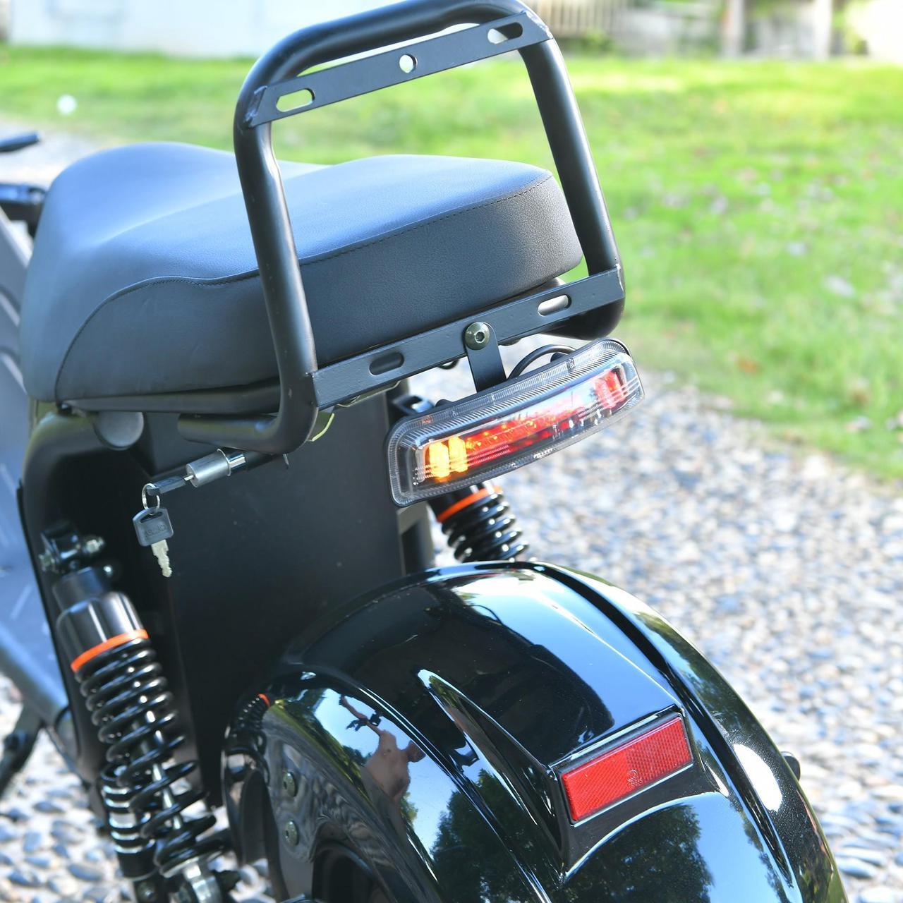 Alt view image 6 of 7 - eHoodax Adult Electric Motorcycle 3000W Motor Max Speed 55 KM/H 18 Inch Fat Tire 60V20AH 2 Wheel E Scooter