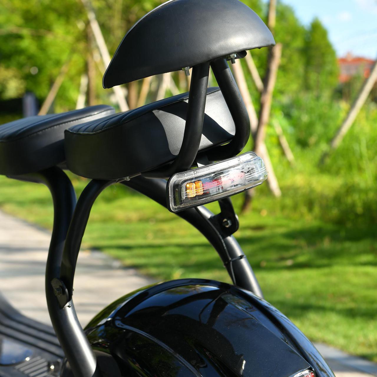 Alt view image 7 of 7 - eHoodax Citycoco Max Load 200KG Adult Electric 2 Wheel Scooter 3000W Motor Max Speed 55KM/H 18 Inch Fat Tire Electric Motorcycle EEC