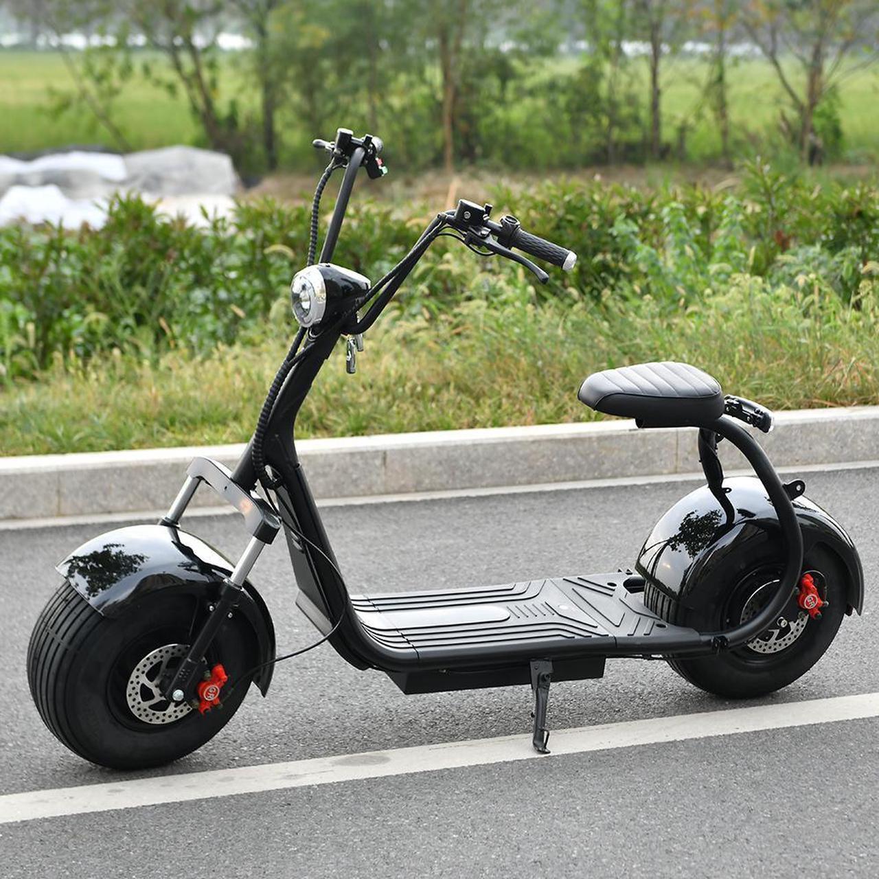 Alt view image 3 of 7 - eHoodax Harley Mini Chopper 3000 W Electric Scooter 60V 20AH top speed 32 Miles Adult Electric Scooter