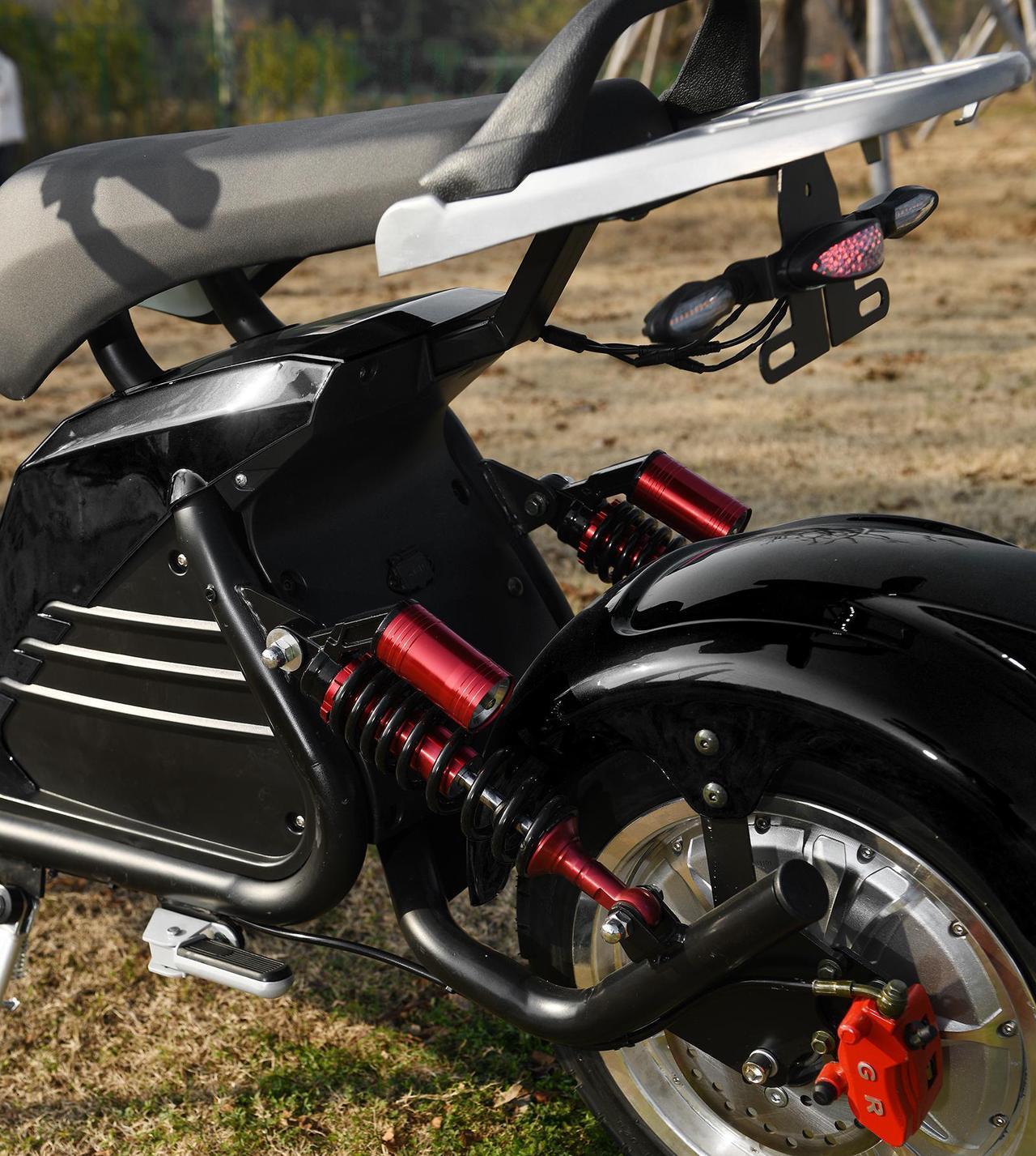Alt view image 7 of 7 - eHoodax Adult Electric Motorcycle 3000W Motor Max Speed 75 KM/H 18 Inch Fat Tire 60V30AH Mileage 60-80KM 2 Wheel E Scooter