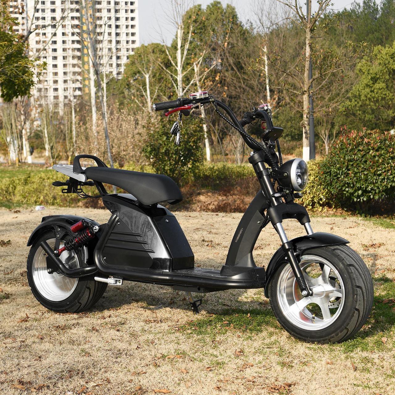 Alt view image 4 of 7 - eHoodax Adult Electric Motorcycle 3000W Motor Max Speed 75 KM/H 18 Inch Fat Tire 60V30AH Mileage 60-80KM 2 Wheel E Scooter