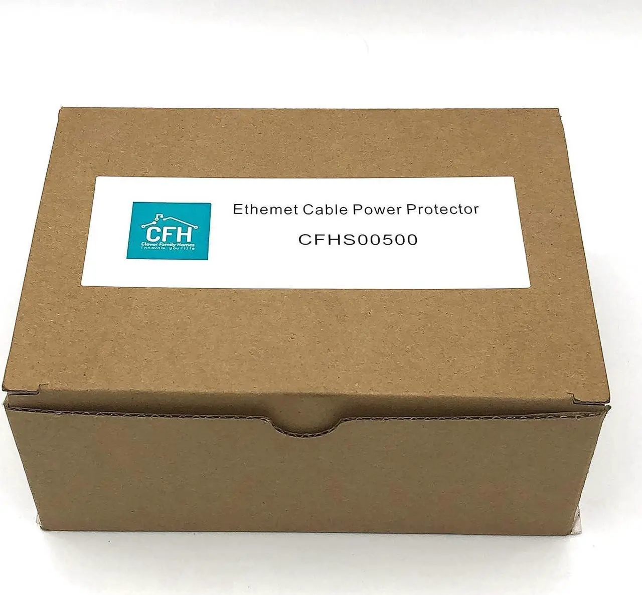 Alt view image 7 of 7 - Ethernet 4-Port Gigabit (Non-POE) Surge Protector Kit with 4 CAT 6a Jumper Cables and Ground Wire