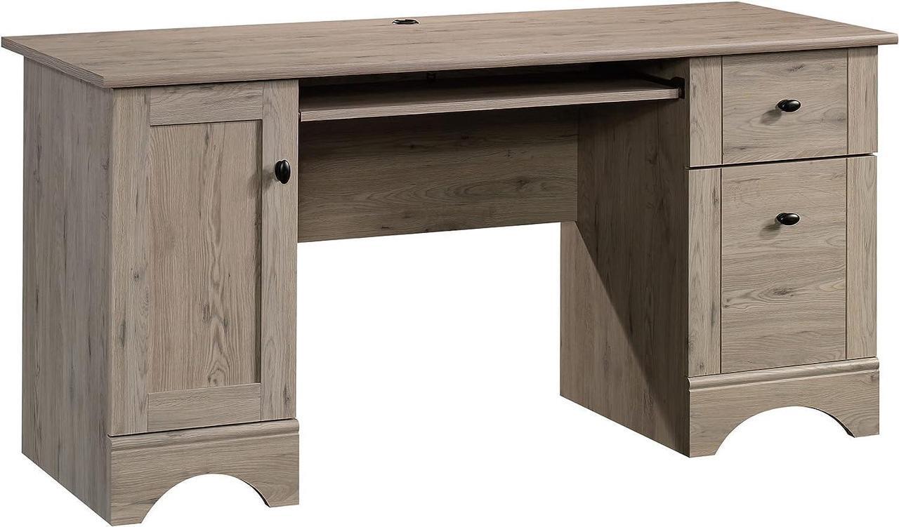 Main image of Sauder Miscellaneous Office Home Office Desk, Laurel Oak Finish