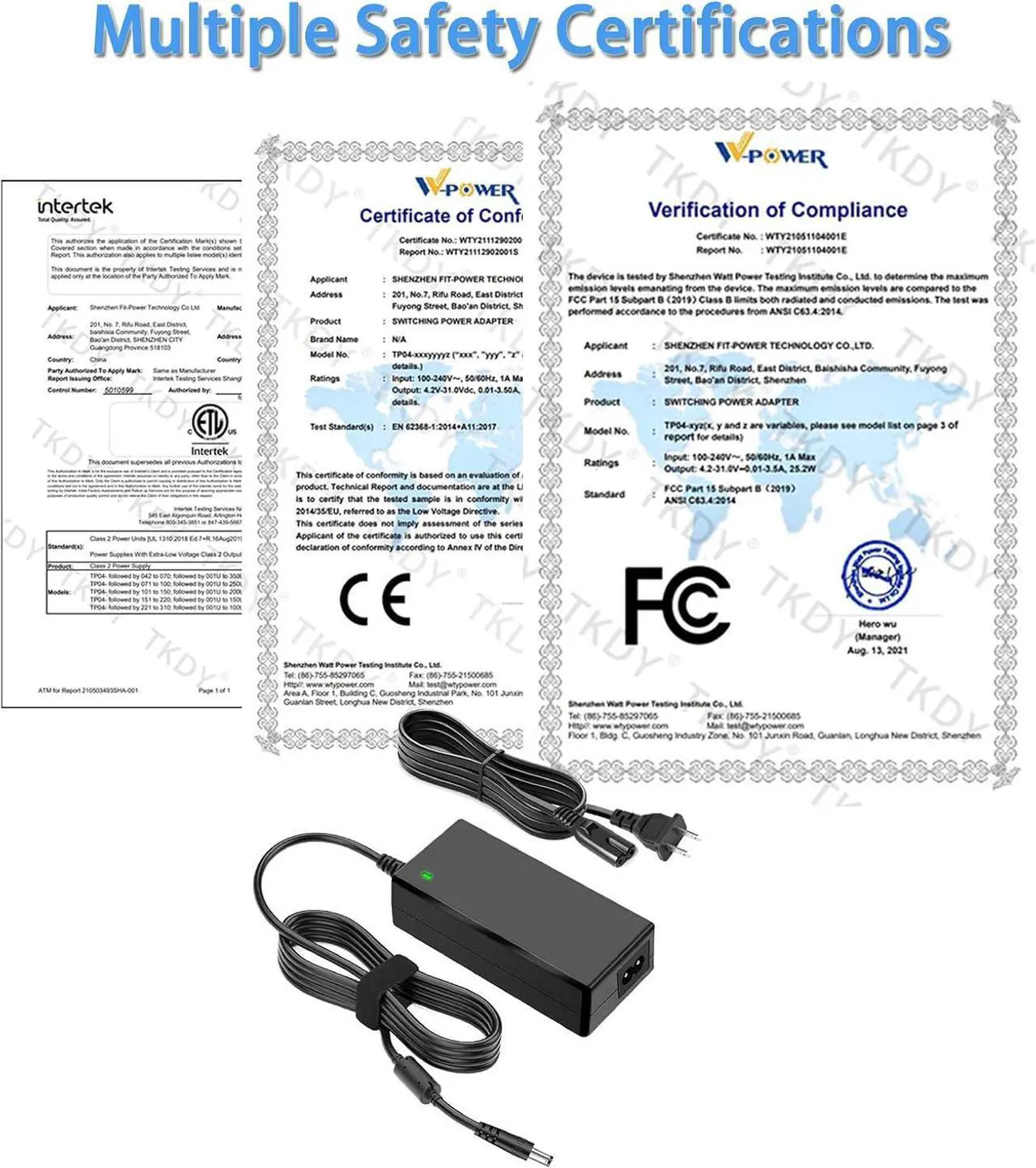 Alt view image 5 of 7 - 12V 5A LCD Monitor Power Supply Cord 12 Volts 5A 4A 3A AC DC Adapter Compatible with 12Vdc Sceptre Aoc HP  LCD Monitor DC12V CCTV Security Cameras 12Volts LED Strip Light.