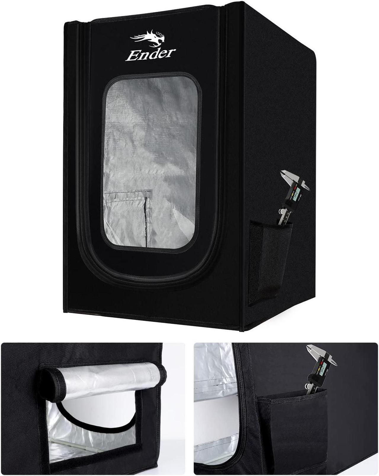 Alt view image 7 of 7 - Creality Official 3D Printer Enclosure Fireproof and Dustproof Tent Constant Temperature Protective Cover Storage 480*600*720mm for Ender 3/Ender 3V2/Ender 3S/S1/S1 Pro/Ender 3Pro/Ender 3 Neo/3 V2 Neo