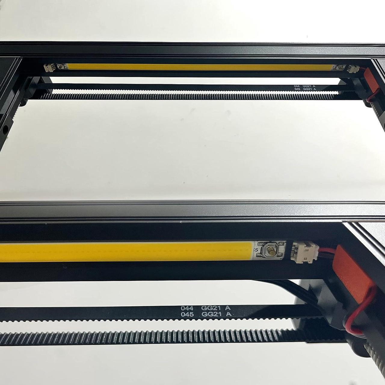 Alt view image 3 of 5 - 3D Printer Hidden LED Light 3W Light bar with Two Levels of Brightness Suitable for Ender 3 Ender 3 V2 Ender 3 Pro Ender 3 S1 Cr 6 se and Other 24V Power Supply 3D Printers