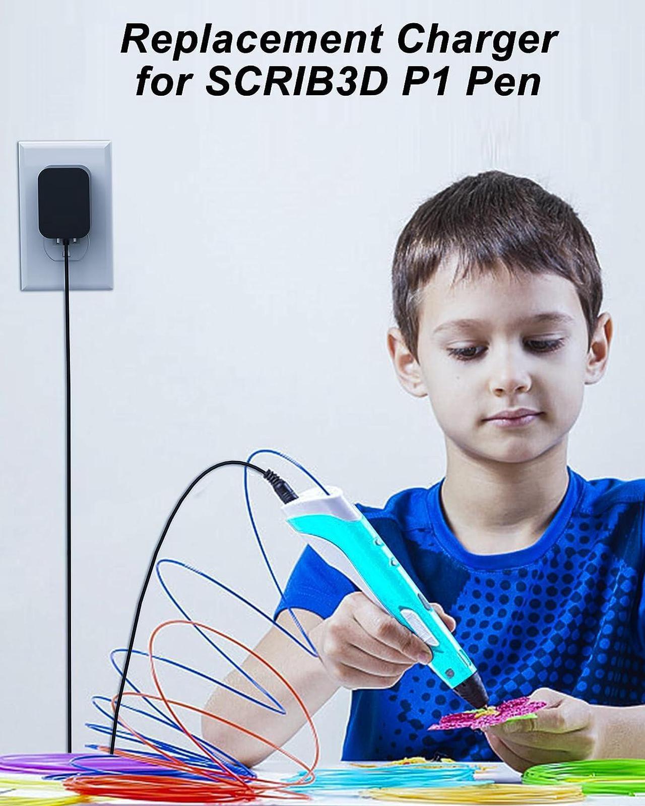 Alt view image 7 of 7 - for SCRIB3D Pen Charger Compatible with SCRIB3D P1 3D Printing Pen with DisplayAdvanced 3D Printing Pen, Portable and Compact 3D Pen