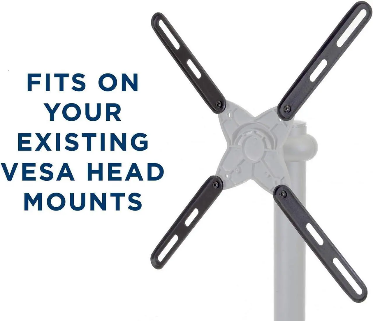 Alt view image 2 of 7 - Mount-It! VESA Mount Adapter Kit | TV Wall Mount Bracket Adapter Converts 200x200 mm Patterns to 400x200 and 400x400 mm | Fits Most 32 Inch to 55 Inch TVs | Hardware Included