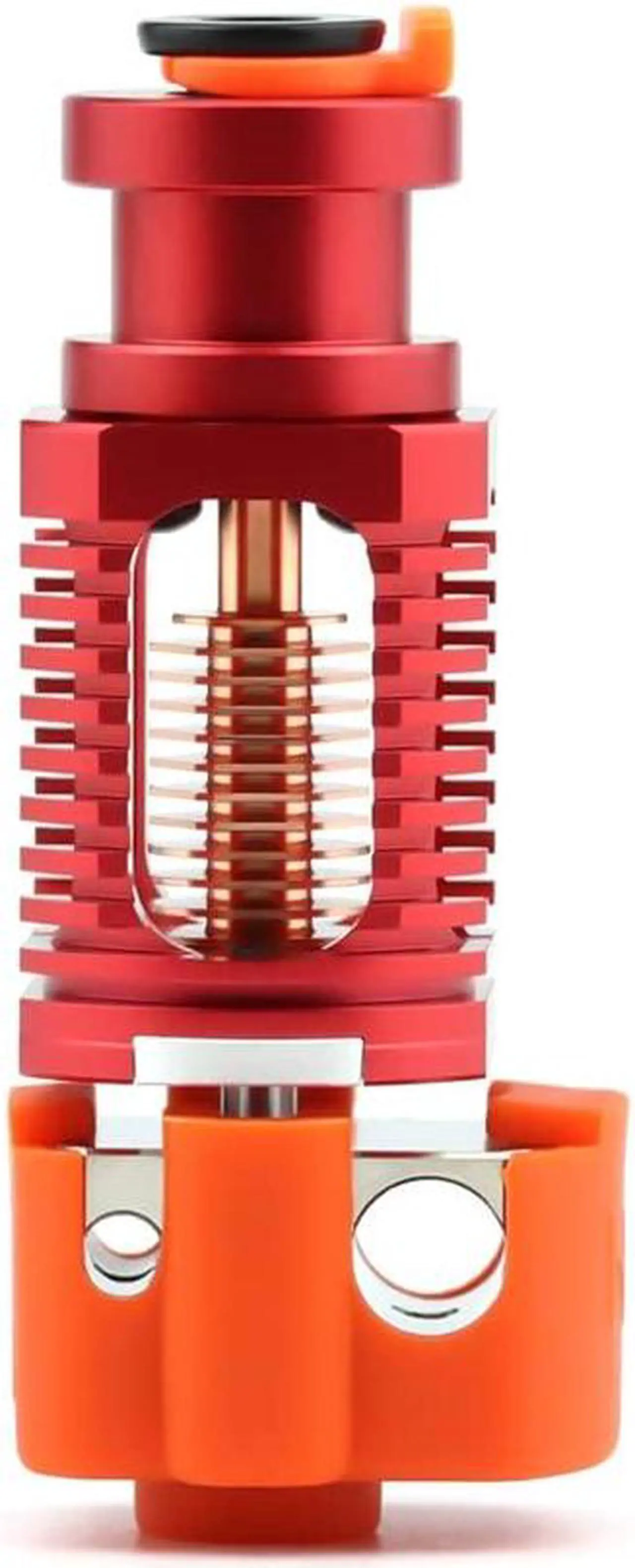 Alt view image 6 of 7 - Upgrade Red Lizard k1 V6 Dragon Hotend Plated Copper Nozzle Block Compatible with Voron 2.4 0.1 CR10 Ender 3 V2 Pro Ender 5 Prusa I3 MK3s Titan DDB Extruder 3D Printer