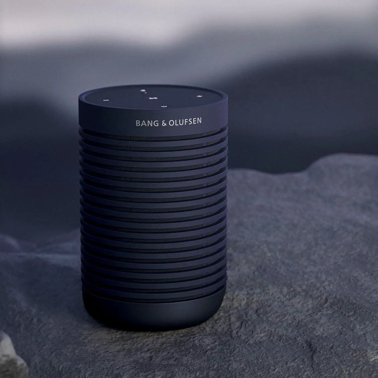Alt view image 7 of 7 - Bang & Olufsen Beosound Explore - Wireless Portable Outdoor Bluetooth speaker, IP 67 Dustproof and Waterproof, Navy