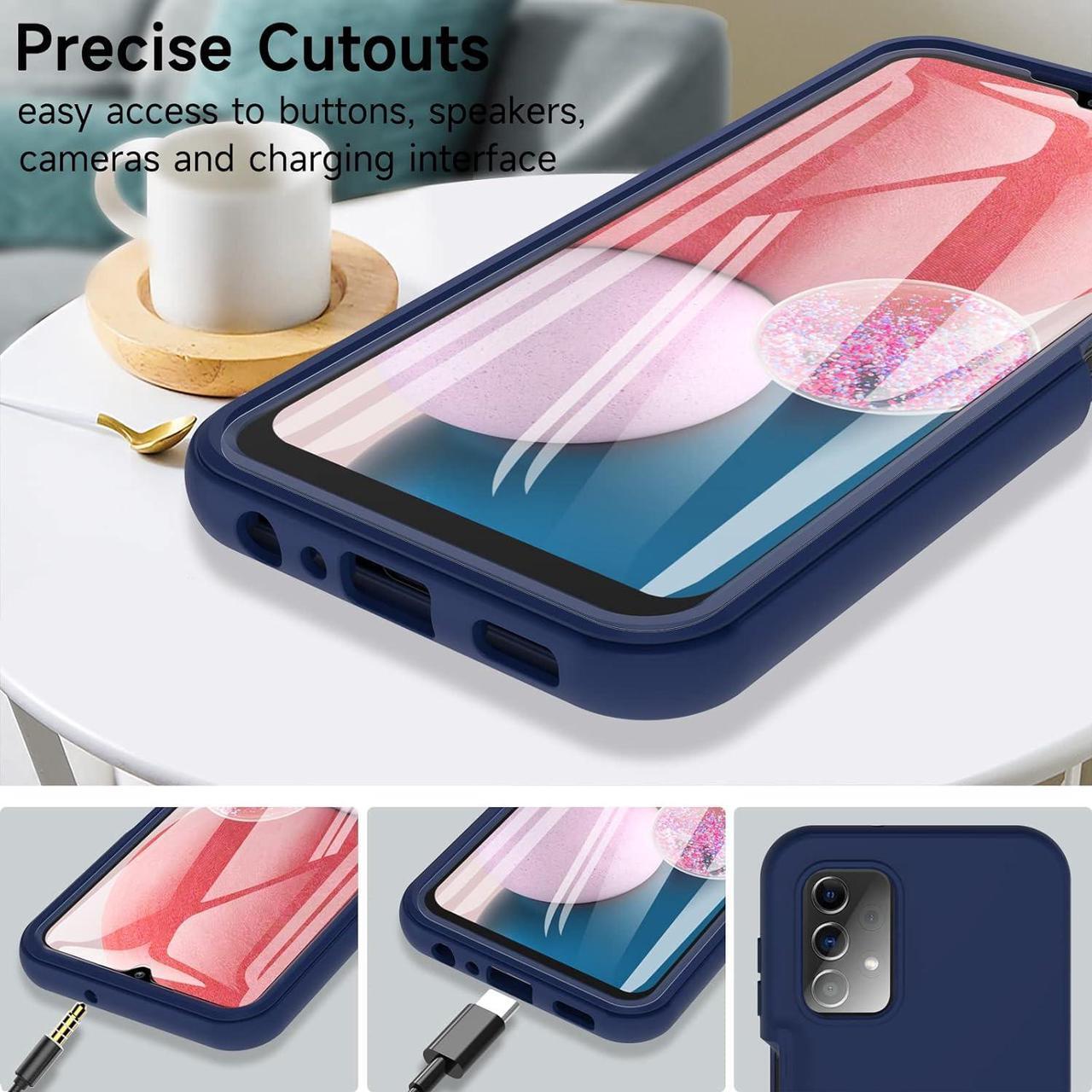 Alt view image 4 of 7 - BESINPO for Gabb Phone 3 Pro Case,Military Grade Drop 360 Full Body Protection with Built-in Screen Protector Shockproof Rugged Bumper Case for Samsung Galaxy A13/Gabb Phone 3 Pro -Navy