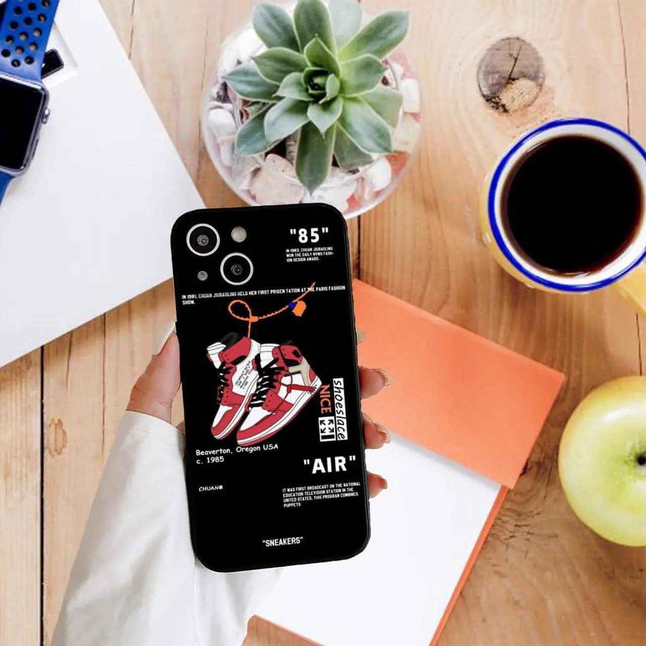 Alt view image 4 of 7 - Cool Design Phone Case for iPhone 11 Case for Boys Men Street Aesthetic Shockproof Basketball Sneaker Sports Designer Cases Compatible with iPhone 11 Black