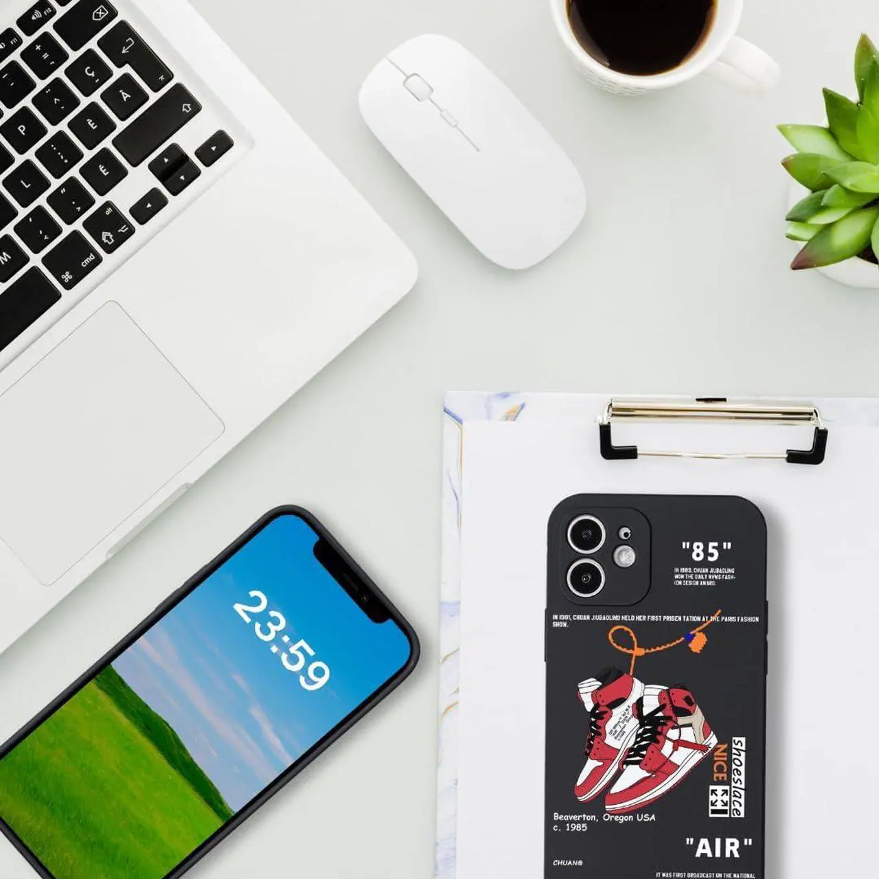 Alt view image 5 of 7 - Cool Design Phone Case for iPhone 11 Case for Boys Men Street Aesthetic Shockproof Basketball Sneaker Sports Designer Cases Compatible with iPhone 11 Black