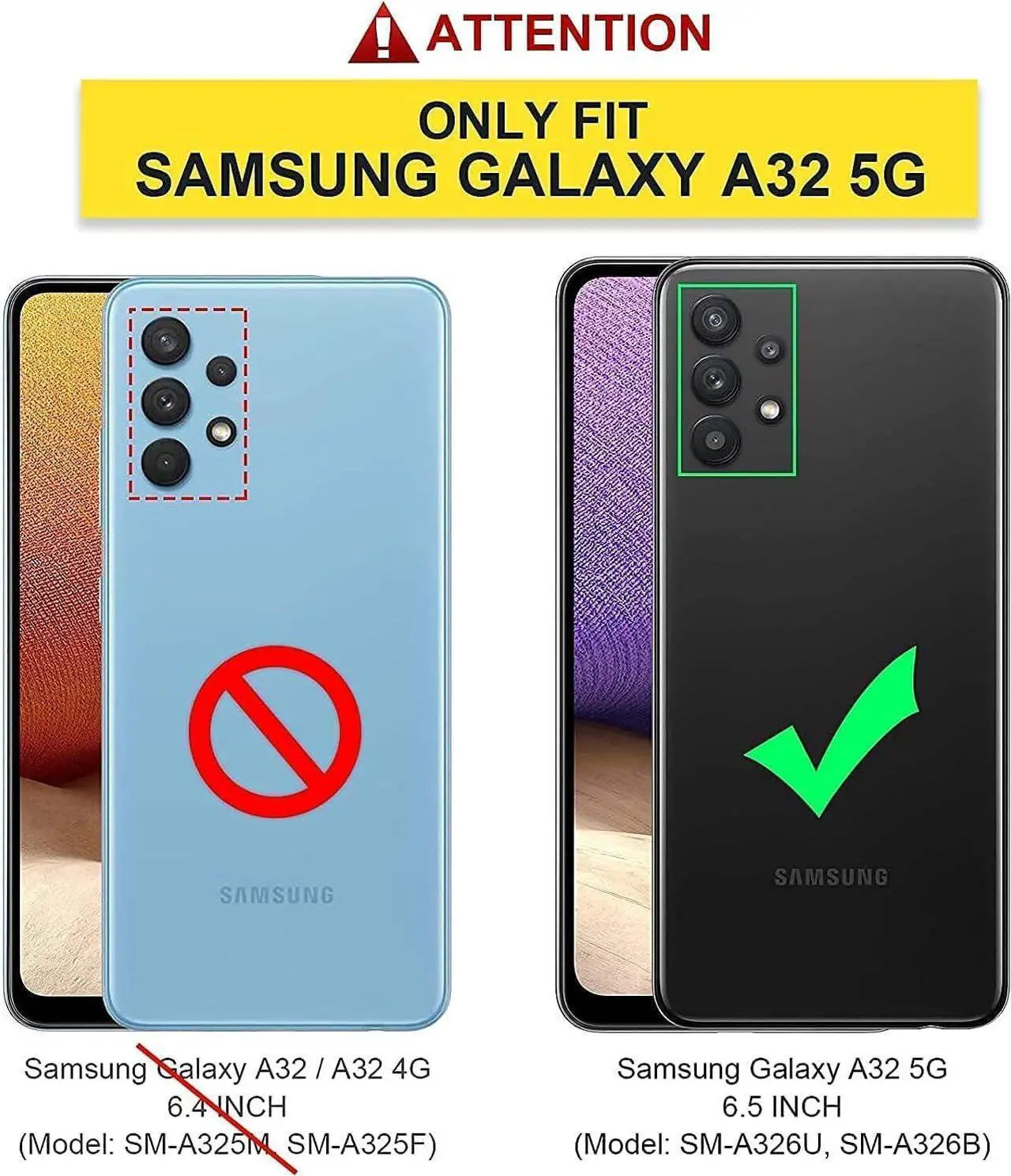 Alt view image 2 of 7 - LeYi for Samsung Galaxy A32 5G Phone Case, Samsung A32 Case with [2 Pack] Tempered Glass Screen Protector, [Military-Grade] Ring Kickstand Protective Case for Galaxy A32 5G (Not Fit 4G), Black