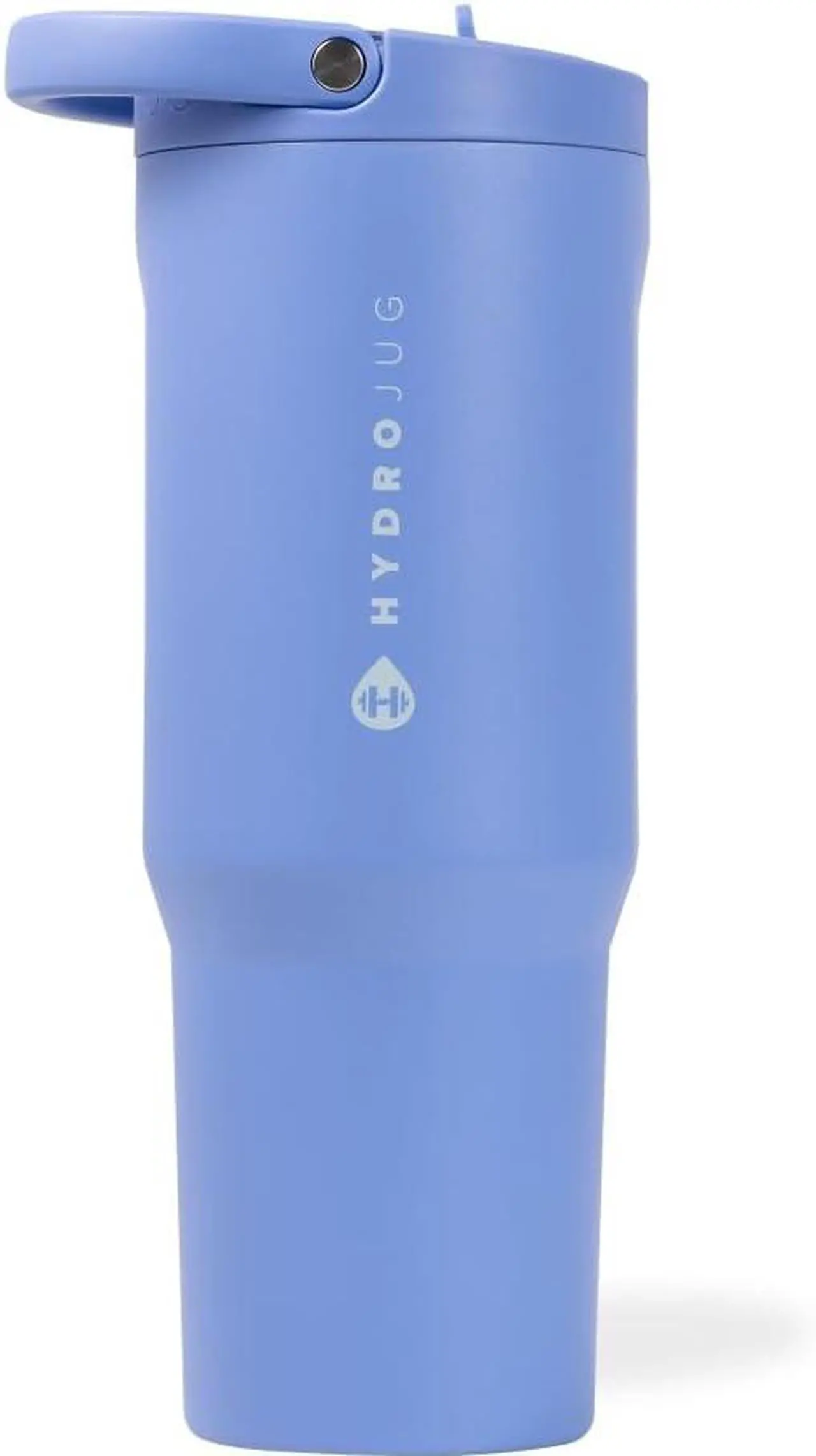 Main image of HydroJug Sport - Stainless Steel Tumbler with Straw, Vacuum Insulated, 32oz Leakproof Water Bottle, Ergonomic Design, Reusable, Dishwasher Safe, Rubber Base, Durable for Gym or Outdoors, Light Blue