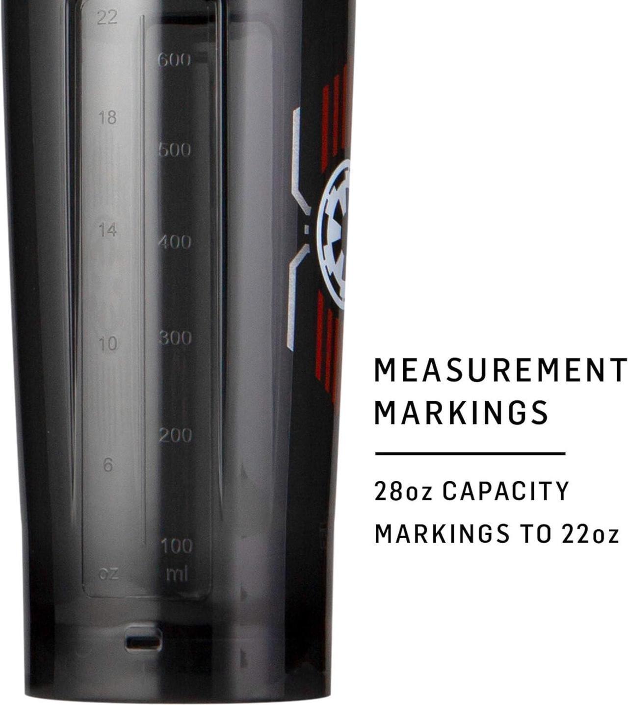 Alt view image 2 of 6 - BlenderBottle Star Wars Shaker Bottle Pro Series Perfect for Protein Shakes and Pre Workout, 28-Ounce, Darth Vader Helmet (Pack of 1)
