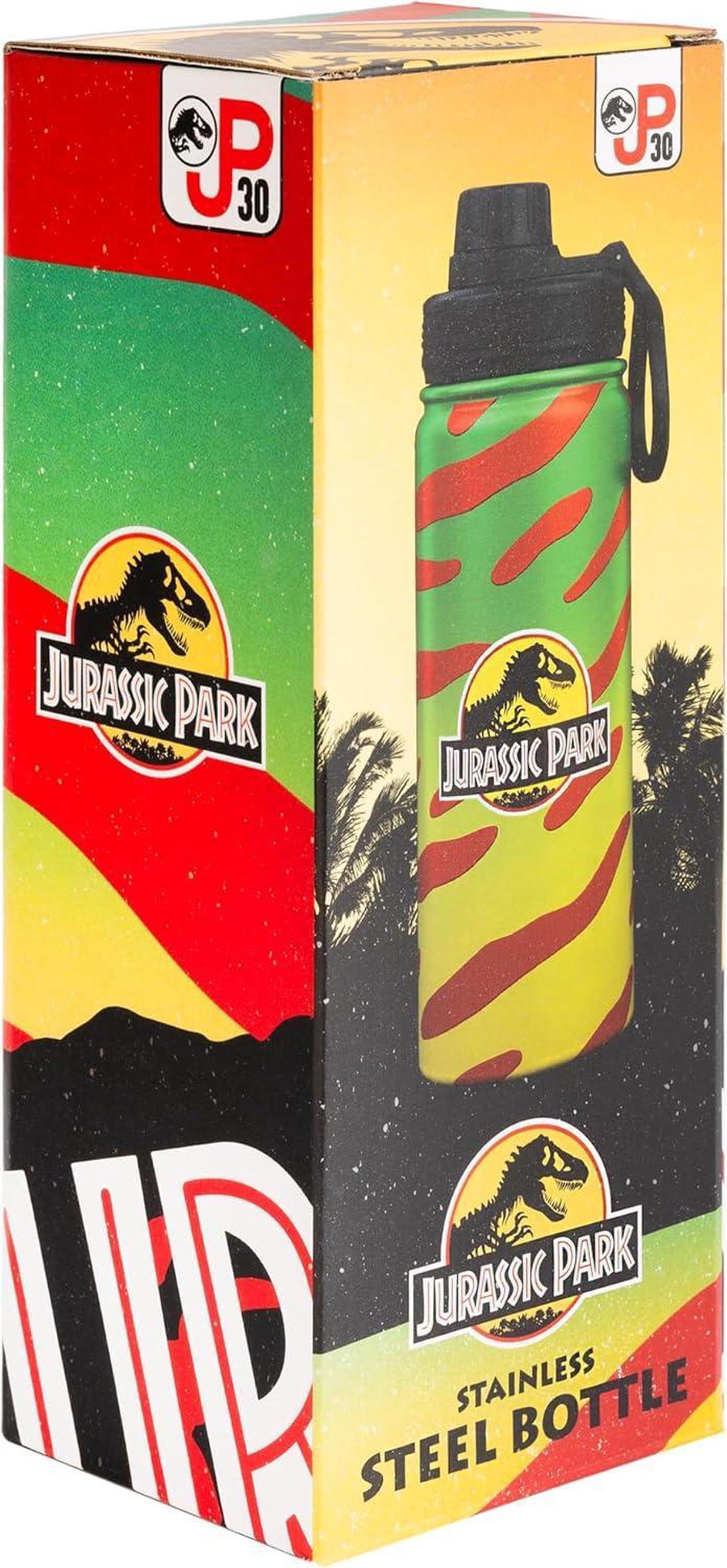 Alt view image 2 of 7 - Official Jurassic Park Movies Bottle 500ml - 17 oz | Jurassic Park Water Bottle Kids | Jurassic Park Merchandise | Dinosaur Water Bottle | Jurassic World Rebirth